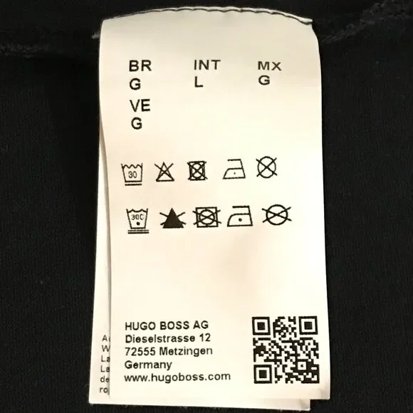 Hugo Boss Paddy 4 Modern Fit Polo – Large – Black – 100% Authentic - Picture 8 of 8